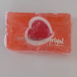 CHERISH SALMON COLORED HANDMADE SOAP BAR